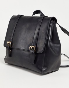 Черный рюкзак-портфель ASOS DESIGN-Черный цвет