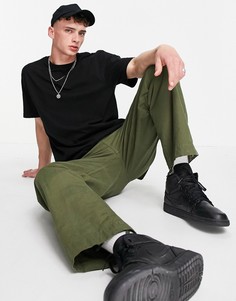 Черная футболка в стиле oversized из органического материала Topman-Черный цвет