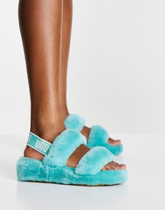 Cандалии зеленого цвета UGG Oh Yeah-Зеленый цвет