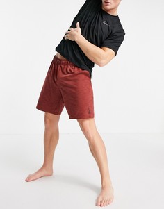 Красные меланжевые шорты Nike Yoga Dri-FIT-Красный