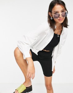 Белая oversized-рубашка Only-Белый