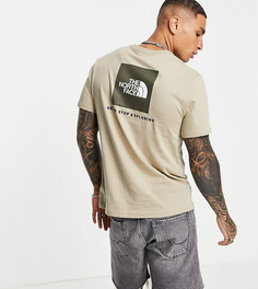 Бежевая футболка The North Face Red Box эксклюзивно для ASOS-Коричневый цвет