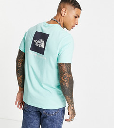 Футболка зеленого и серого цветов The North Face Red Box – эксклюзивно для ASOS-Зеленый цвет