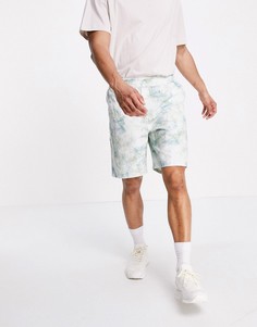 Пестрые шорты с мраморным принтом Carhartt WIP-Многоцветный