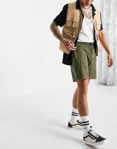 Шорты военного зеленого цвета Dickies Pelican Rapids-Зеленый цвет