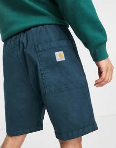 Бирюзовые шорты Carhartt WIP-Зеленый цвет