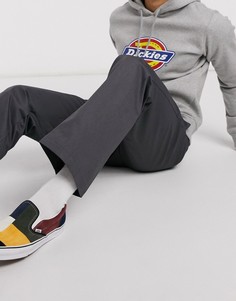 Темно-серые брюки классического кроя в рабочем стиле Dickies 874-Серый