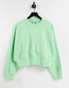 Свитшот мятного цвета adidasdas Originals Essentials-Зеленый цвет
