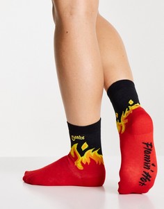 Носки с дизайном в виде пламени Skinnydip x Cheetos-Разноцветный
