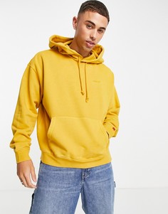 Худи желтого цвета с логотипом в тон на красном ярлыке Levis-Желтый Levis®