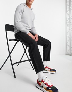 Черные выбеленные свободные джинсы Topman-Черный цвет