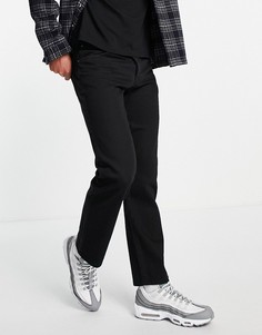 Черные прямые джинсы Topman-Черный цвет