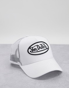 Белая кепка Von Dutch-Белый