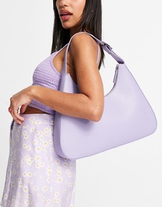 Сиреневая сумка на плечо из искусственной кожи Monki Leona-Фиолетовый цвет