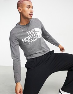 Серый лонгслив The North Face Standard