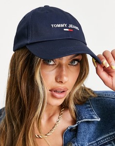 Темно-синяя бейсболка с логотипом Tommy Jeans-Темно-синий