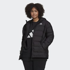 Пуховик с капюшоном Helionic (Plus Size) adidas Performance