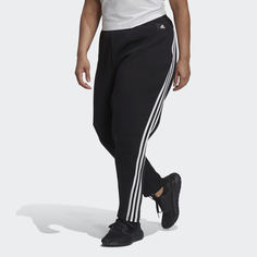 Брюки-скинни adidas Sportswear Future Icons 3-Stripes (Plus Size)