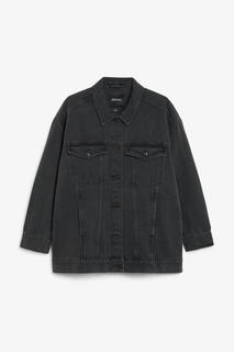 Джинсовая куртка силуэта оверсайз Monki