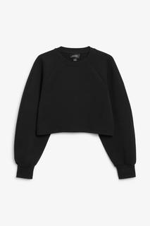 Укороченный свитер из хлопка Monki