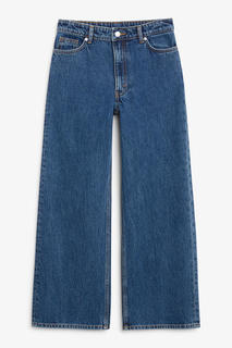 Укороченные синие джинсы Yoko Monki