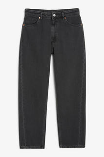 Черные выцветшие джинсы Kyo Monki
