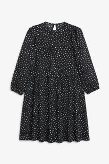 Платье мини с рукавами-фонариками Monki
