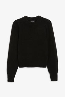 Вязаный свитер с объемными рукавами Monki