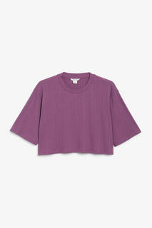 Укороченная футболка Monki