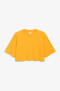 Укороченная футболка Monki