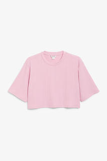 Укороченная футболка Monki