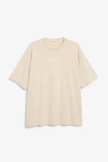 Футболка в стиле оверсайз Monki