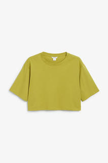 Укороченная футболка Monki