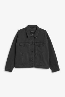 Джинсовая куртка силуэта оверсайз Monki