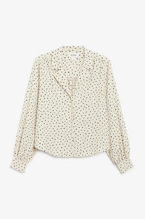 Атласная блуза Monki