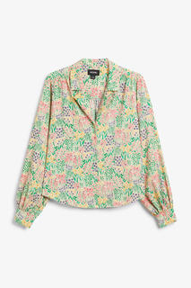 Атласная блуза Monki