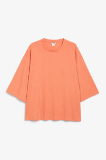 Футболка оверсайз из хлопка Monki