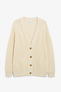 Длинный вязаный кардиган Monki