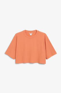 Укороченная футболка Monki