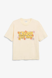Футболка из хлопка Monki