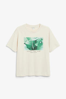 Футболка из хлопка Monki