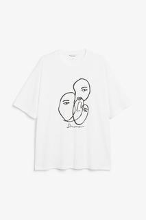 Футболка в стиле оверсайз Monki