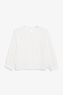 Блуза из полупрозрачной креповой ткани Monki