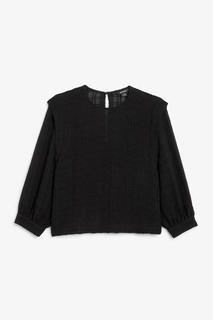 Блуза из полупрозрачной креповой ткани Monki