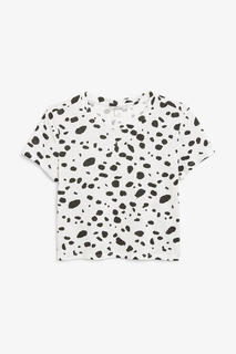 Укороченная футболка Monki