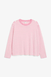 Топ с длинным рукавом из мягкой ткани Monki