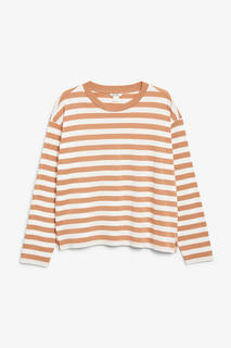 Топ с длинным рукавом из мягкой ткани Monki