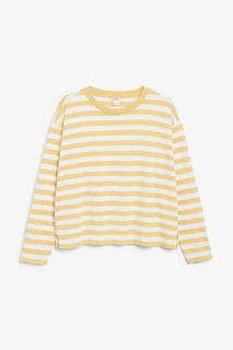Топ с длинным рукавом из мягкой ткани Monki