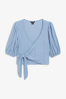 Блузка с запахом Monki