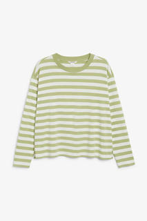 Топ с длинным рукавом из мягкой ткани Monki